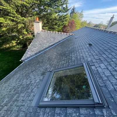 Pose Velux toiture ardoise IDF